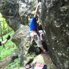 Boulder problem start on CN-Red