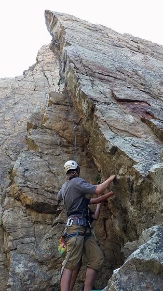 This is not me but my new friend nate, he climbed it after me.