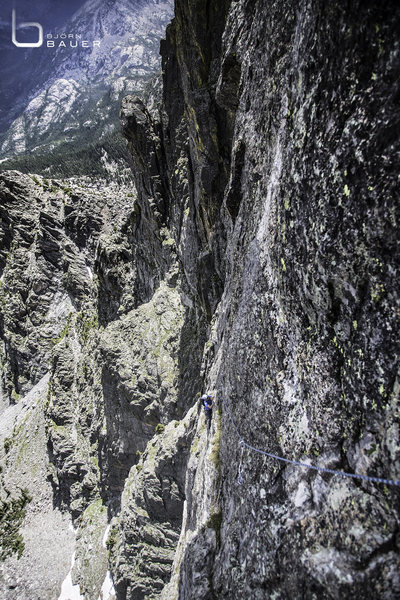 Looking down on pitch 6.