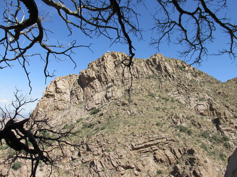 Lambda Wall viewed from top of Pitch 1 of Bucky Blue.