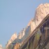 postcard view of the Needles from base of WPOD