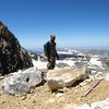 Middle and South Teton saddle