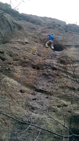 First outdoor climb of 14'