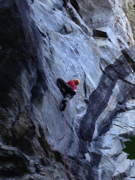 David Tower on his way to the (probable) 4th ascent