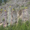 Western Front - Lower Wall topo from the west.