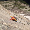 Brian following the 3rd pitch. 