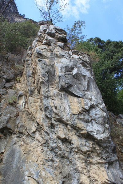 Looking upon the climbs