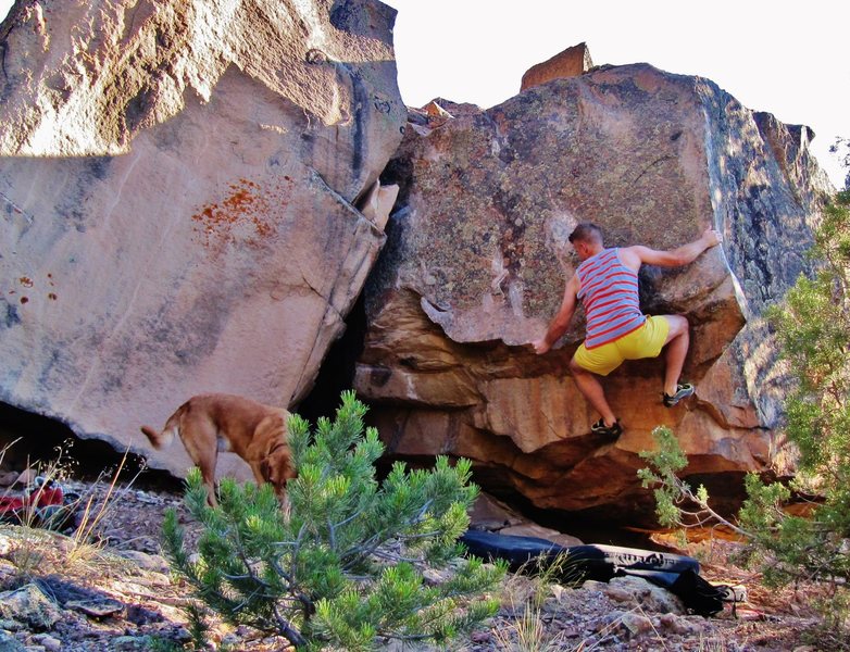 Setting the feet to move on the left hand edge of Fantods.