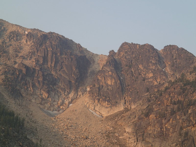 Upper cliffs from Windy Lake