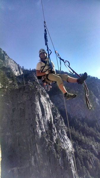 fully enjoying the Tower of Power (pitch 7)