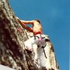 Peter Hayes passing the crux on P1, '87.