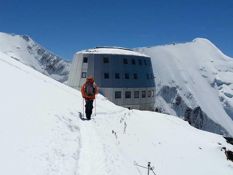 Is that the Gouter Hut, or a spaceship?