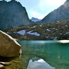 Accommodations in the Bugaboos include a four star swimming pool 