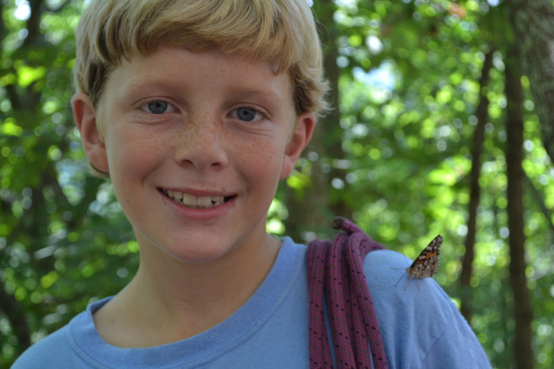  Brother with his rope and butterfly