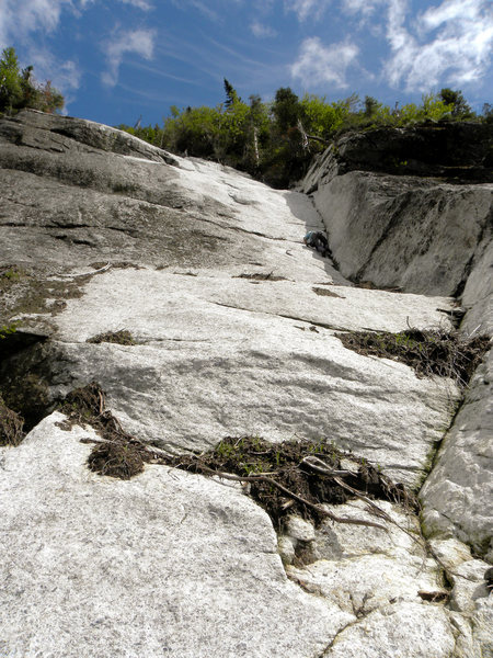 Soloing the Upper Dihehral. Photo by Richard D. McKenna.