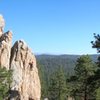 Coyotes in the Henhouse (5.10d), Holcomb Valley Pinnacles