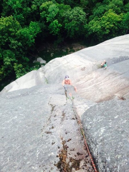 Spencer Hastings pulling the P7 crux