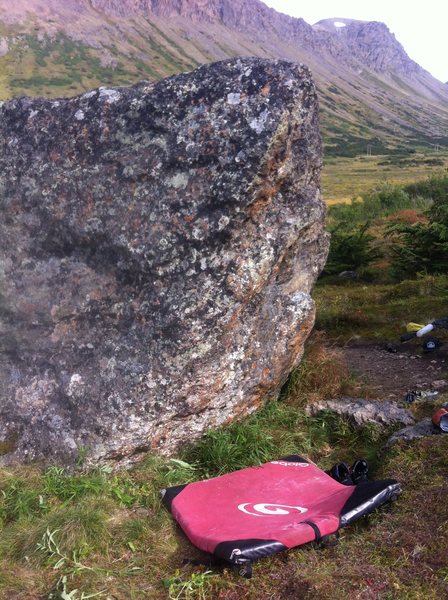 Trailside boulder 2