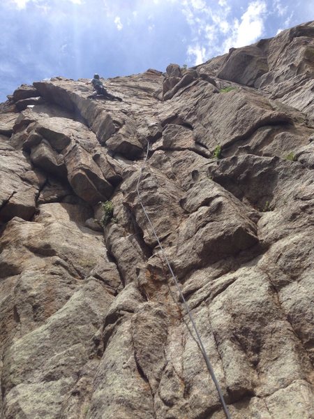 Me on some bolted 10 in boulder canyon