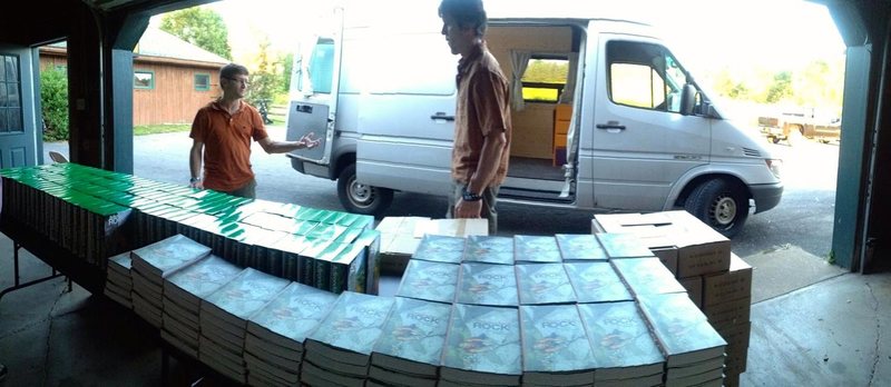 Before 1000lbs of books got loaded into the adventuremobile...