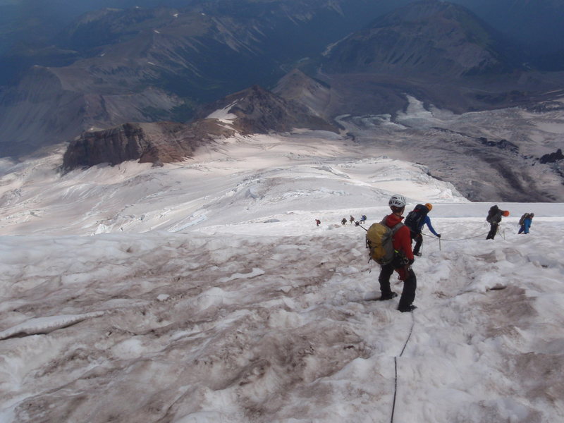 Descending the Emmons