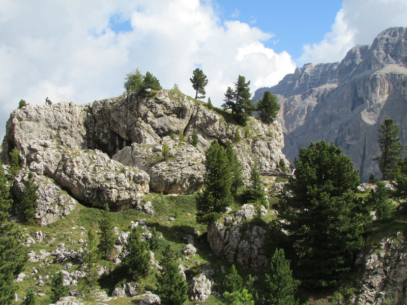 First view into Steinerne Stadt from the path.