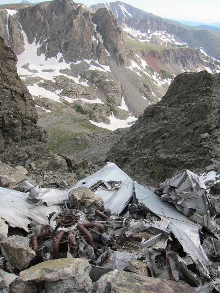 Shoshoni from Navajo Peak's Airplane Gully.