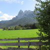 Peaks of the Sciliar-Catinaccio above Schlern. These are the Northern outliers of the Catinaccio Group.