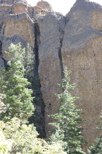 Find the climber.