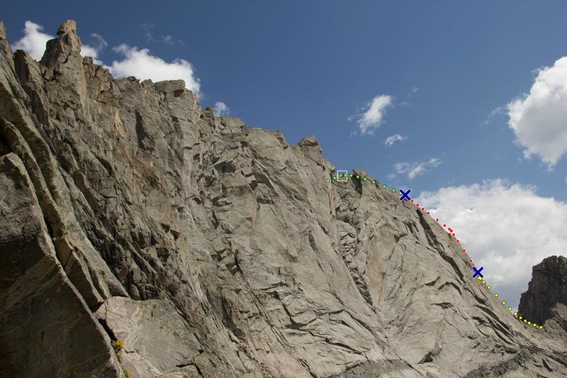 A view of the east ridge from overhanging tower area.  