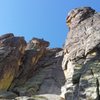 Great Depression.  Castle Tower is on the left and the buttress on the right is the beginning of the North Face.