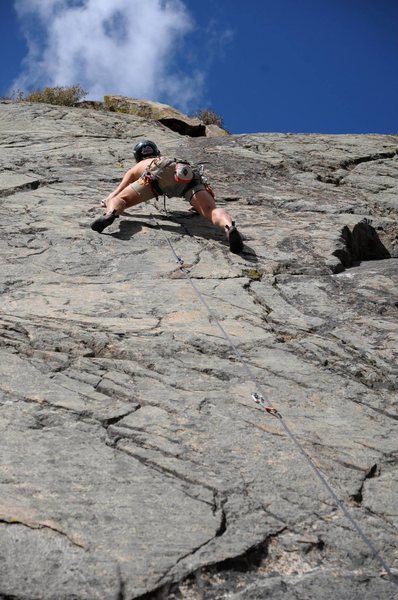 Nice and delicate slab climb.