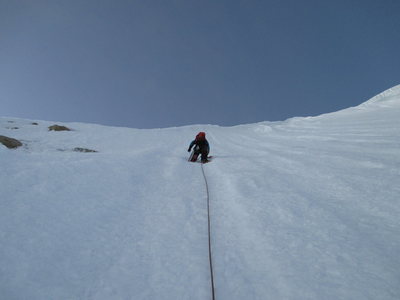 Leading one of the intermediate pitches.