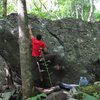 Parlier climbing "Rooster"