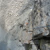 James, Ron, & Loren on about pitch 5 of 13 (Venusian Blind, Temple Crag)