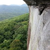 View from anchors below the Peregrine Roof.