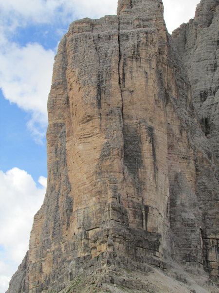 Cime Picolissima from the Forcella di Laverado.