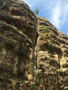 Vy Tran cruising up the Poison Ivy gully
