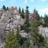 The Voodoo Garden from the east, Holcomb Valley Pinnacles