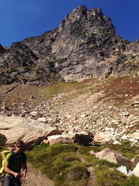 The South Buttress of Cutthroat Peak, From the Bivy area.