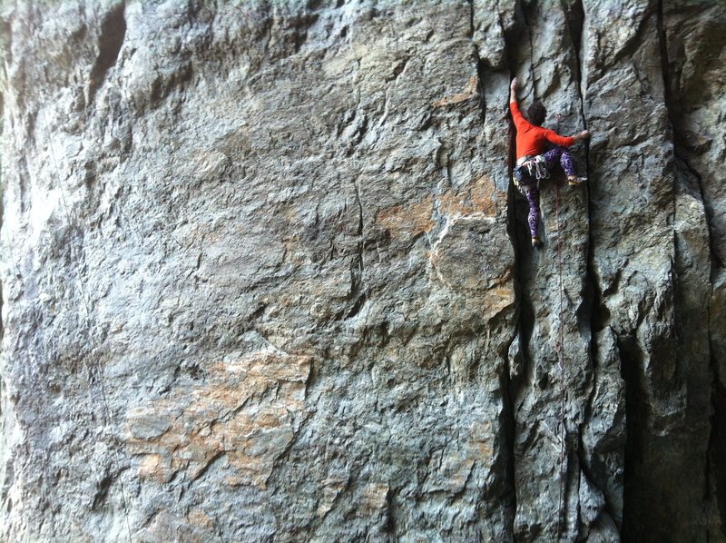 Gabe on Resurrection .11c. Emeralds Gorge, CA.