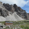 The Paternkofel from the path to Forcella di Laverado.