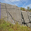 Static route drawn with blue line on High Electricity wall