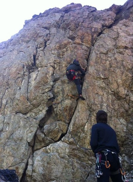 Myself on Sockdollager (5.9) in BCC