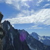 Summiting Acid Baby in Cascades