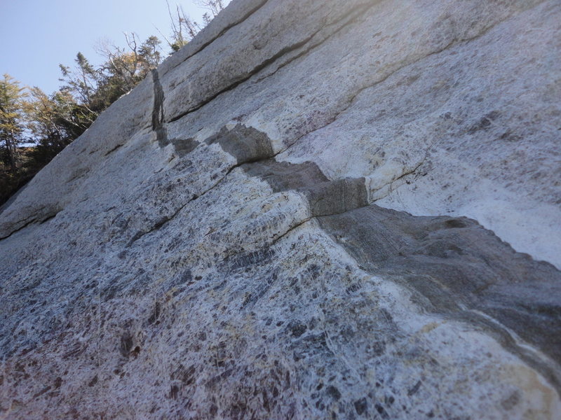 Dike on the upper slab