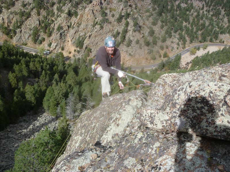 Kevin at the top anchor.