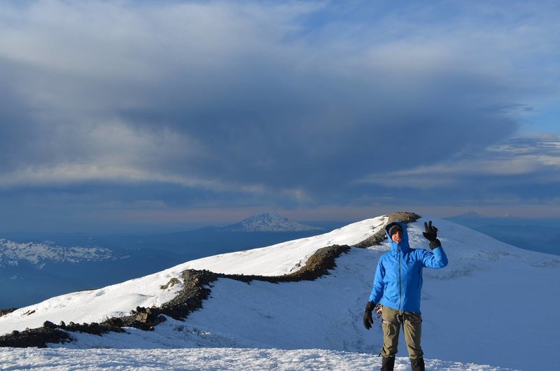 Mt. Rainier summit photo