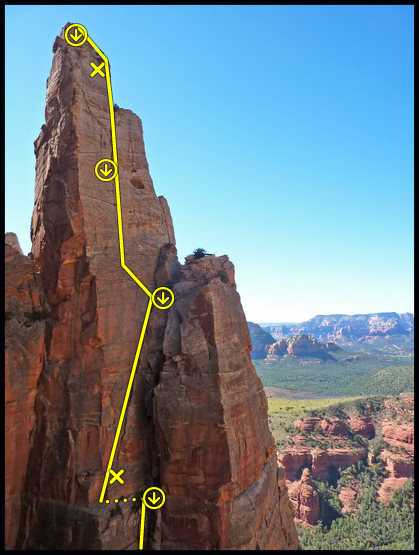 "Touched By An Angel"; North Face of Earth Angel Spire. Photo by Mike