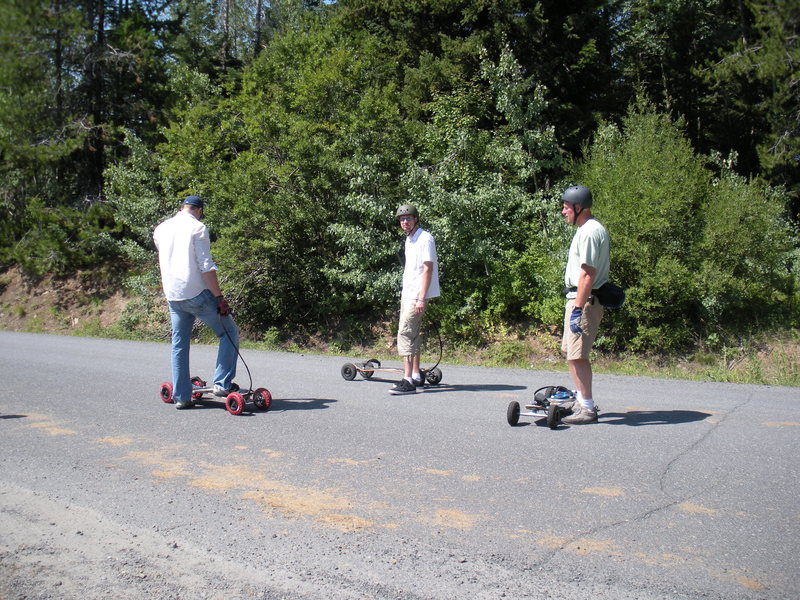 Mountain-boarding McCall, ID